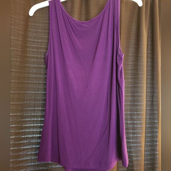 Womens Purple Blouse Tank top, Medium, Apt9 - Picture 3 of 9